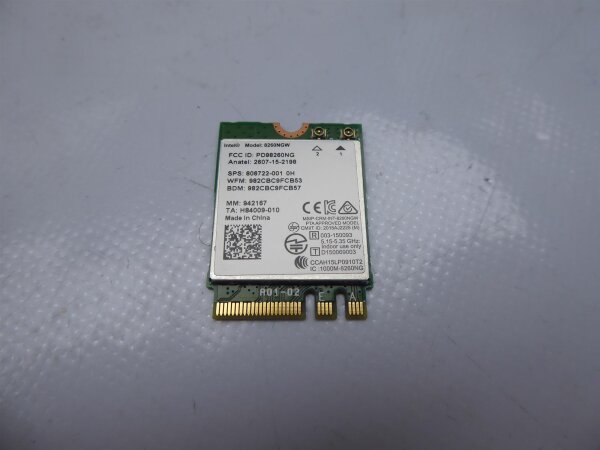 Fujitsu Lifebook E756 WLAN WiFi Karte Card 8260NGW #4219