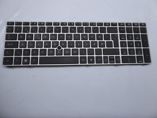 HP EliteBook 8560p Original Tastatur Danish Layout 55011M300-035-G #3192