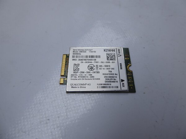 Dell Latitude E5550 WWAN UMTS Karte Card EM7305 #4197