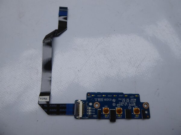 Dell Precision M4700 Media Button LED Board mit Kabel LS-7932P #4523