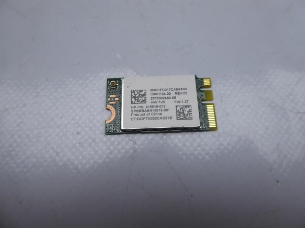 HP 14-bw009no WLAN WiFi Karte Card 915618-002 #4532