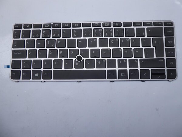 HP Elitebook 745 G3 Original Tastatur Keyboard Danish Layout 836308-081 #4536
