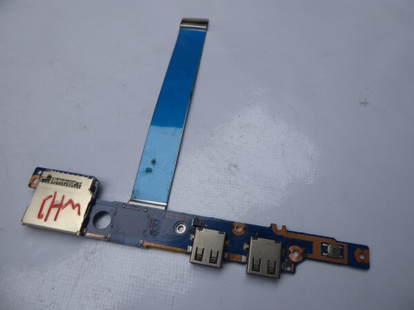 Samsung ATIV Book7 NP740U3E USB SD Kartenleser Card Reader Board #4542