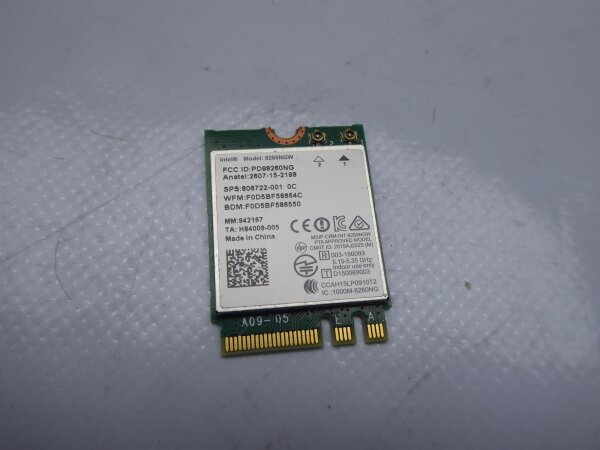 Fujitsu Lifebook A556 WLAN WiFi Karte Card 806722-001 #4558