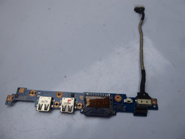 Samsung NP870Z5G USB SD Kartenleser Board mit Kabel BA41-02338A #4563