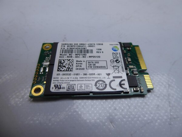 DELL Latitude E7240 128GB Mini SSD HDD Festplatte 0KG53D #2941