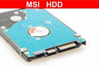 MSI Apache Pro GE62VR 7RF - 250 GB SATA HDD/Festplatte