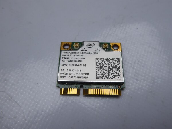Fujitsu LifeBook E733 WLAN WiFi Karte Card 6235ANHMW #4593