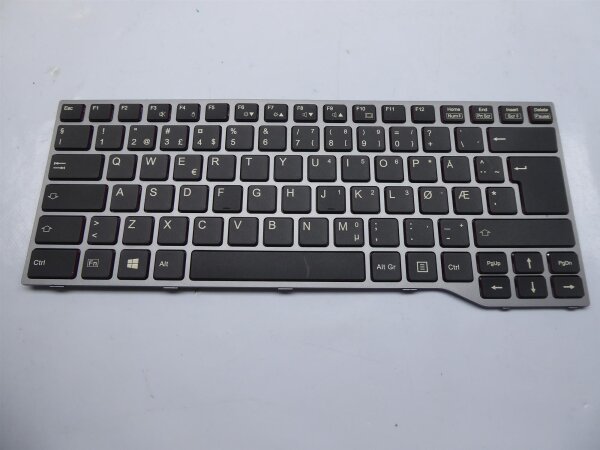 Fujitsu Lifebook E743 ORIGINAL Keyboard Norwegian Layout!! CP630995-01 #4595