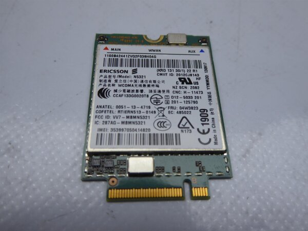 Lenovo ThinkPad E540 UMTS WWAN HSDPA Karte N5321 04W3823 #3310