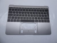 Apple MacBook A1534 Gehäuse Oberteil Top Case Grau Norway Layout 613-01195 2015 #4275