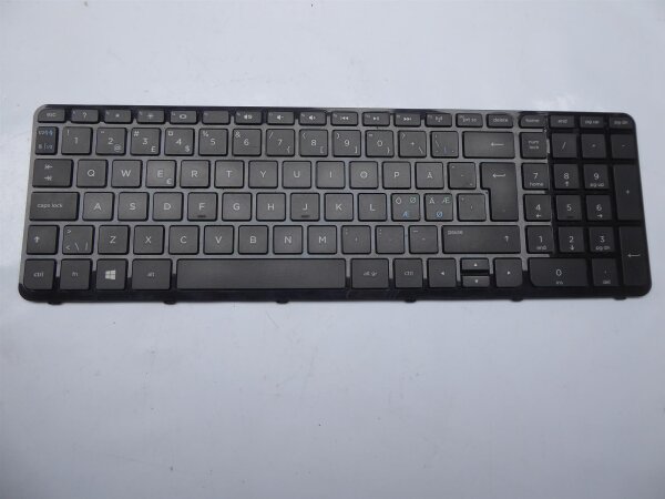 HP Pavilion 15-n008so Original Tastatur Keyboard Nordic Layout 719853-DH1 #4608