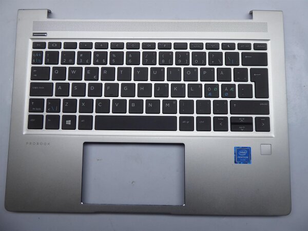 HP ProBook 430 G6 Gehäuse Oberteil inkl. Tastatur nordic Layout L44548-DH1 #4616