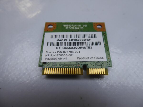 HP ProBook 6470b WLAN Karte Wifi Card 670036-001 #3875
