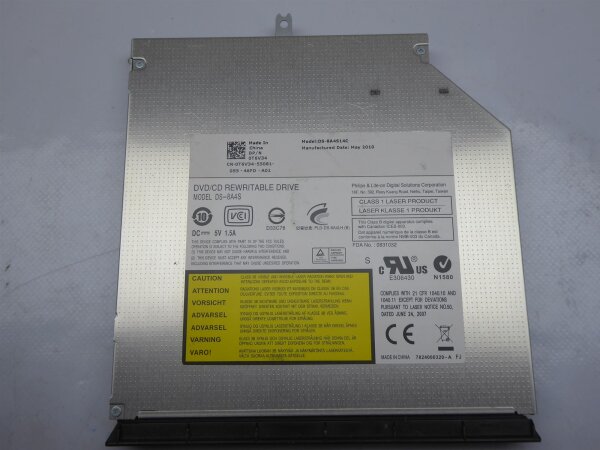 Dell Latitude E5410 DVD RW SATA Laufwerk drive Brenner 12,7mm DS-8A4S 0T6V34 #3640