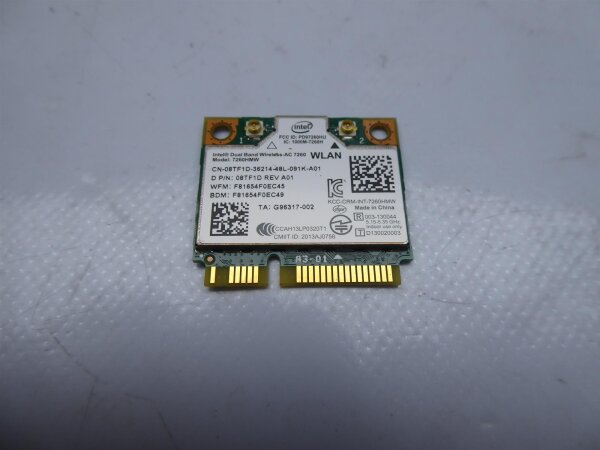 Alienware M17X-R5 WLAN WiFi Karte Card 08TF1D #4343