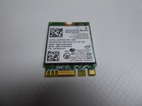 Dell Latitude 5404 WLAN Karte Wifi Card 0GPFNK #4650