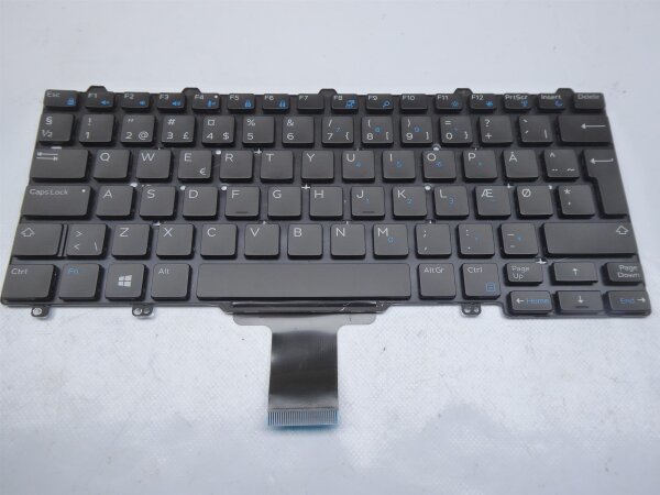 Dell Latitude E5270 Original Tastatur Keyboard Dansk Layout 0FDHG8 #4661