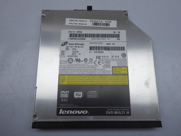 Lenovo ThinkPad W520 GT33N DVD Laufwerk drive SATA 12,7mm 75Y5115 #4284