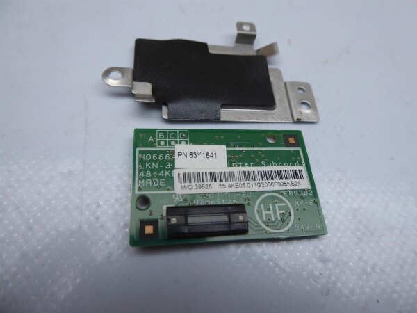 Lenovo ThinkPad W520 Fingerprint Sensor incl. Halterung bracket 63Y1641 #4284