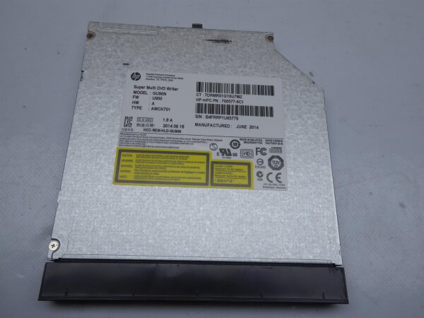 HP 250 G3 SATA DVD RW Laufwerk drive 9,5mm Ultra Slim GU90N 750636-001 #4698