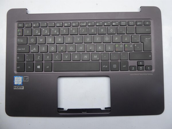 Asus ZenBook UX305 Gehäuse Oberteil mit Tastatur QWERTY Layout AM19Y000A0S #4054