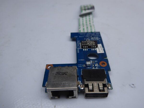 Lenovo B570e USB LAN Board incl. Kabel cable 55.4IH06.011G #4007