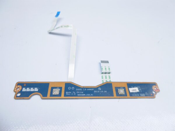 HP 15-g041so Touchpad Maustasten Mouse buttons Board incl. Kabel cable LS-A992P #4573