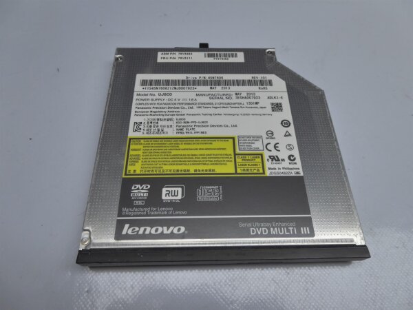 Lenovo ThinkPad T530 SATA DVD Laufwerk drive 12,7mm UJ8C0 75Y5115 #3133