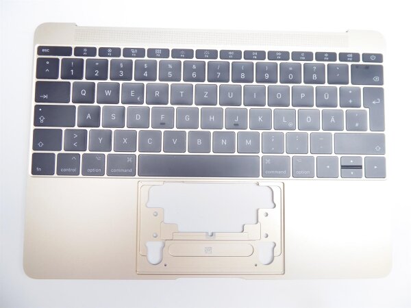 Apple MacBook A1534 Gehäuse Oberteil Gold Dansk Layout 613-04337-A 2017 #4275