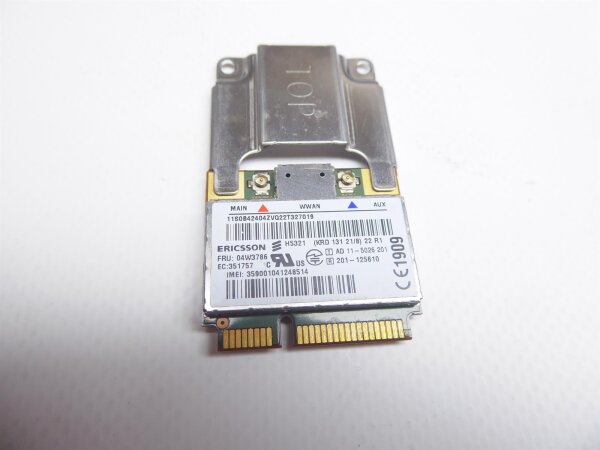 Lenovo ThinkPad L430 UMTS WWAN Karte Card 04W3786 #3547