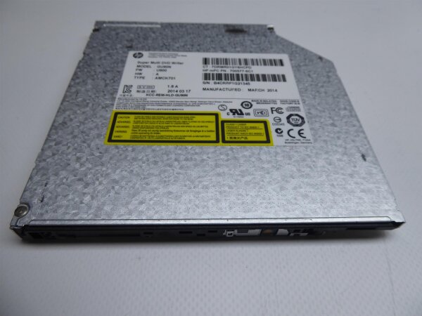 HP 15 G Serie SATA DVD RW Laufwerk 9,5mm Ultra Slim OHNE BLENDE! GU90N #4159