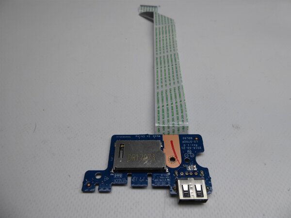 HP 15 AY Serie USB SD Kartenleser Board mit Kabel LS-D702P #4765