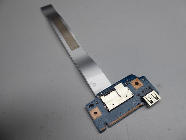 HP 17-x032nd USB SD Kartenleser Board mit Kabel 448.08E04.0011 #4766
