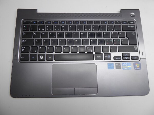Samsung Serie 5 530U3C Gehäuseoberteil inkl. Tastatur Nordic Touchpad #4139