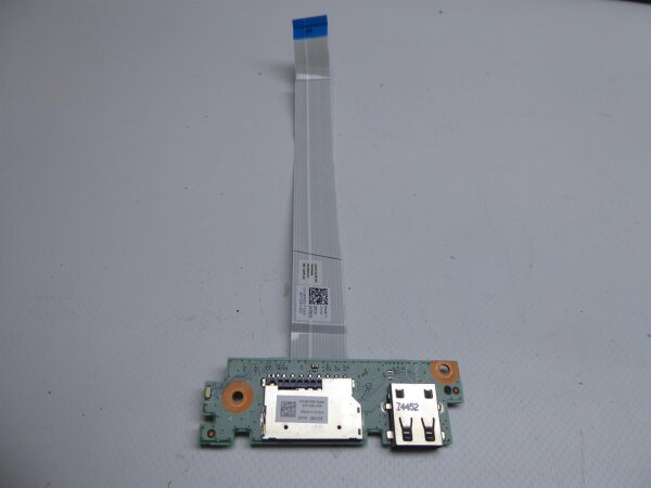 Dell Inspiron 15-3542 USB SD Kartenleser Card Reader Board + Kabel 0R1F2R #4296