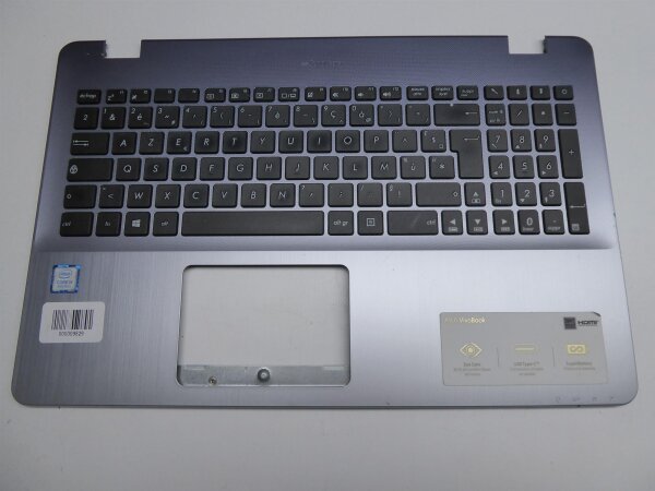 ASUS VivoBook R542U Gehäuse Oberteil + AZERTY FR Keyboard 13N1-26A002 #4798