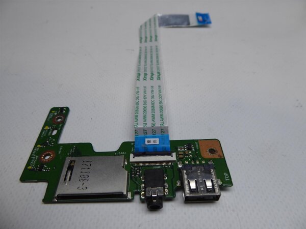 ASUS VivoBook R542U USB SD Audio Board mit Kabel 60NB0FD0-I01020 #4798