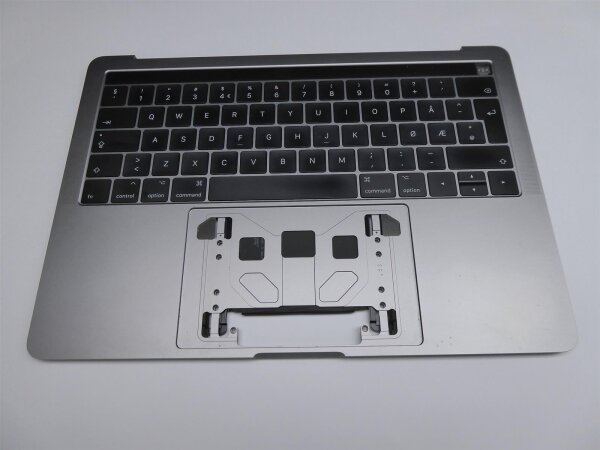 Apple MacBook Pro A1706 13" Gehäuse Oberteil icl. Keyboard Norway Lay. Spacegrau