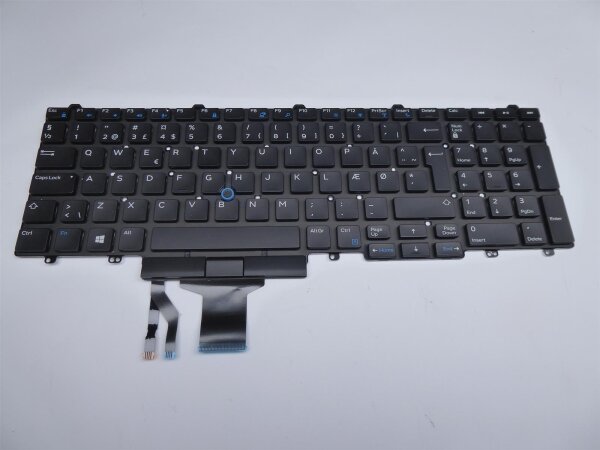 Dell Latitude 5580 ORIGINAL Keyboard Tastatur Dansk Layout!! 0174P0 #4208