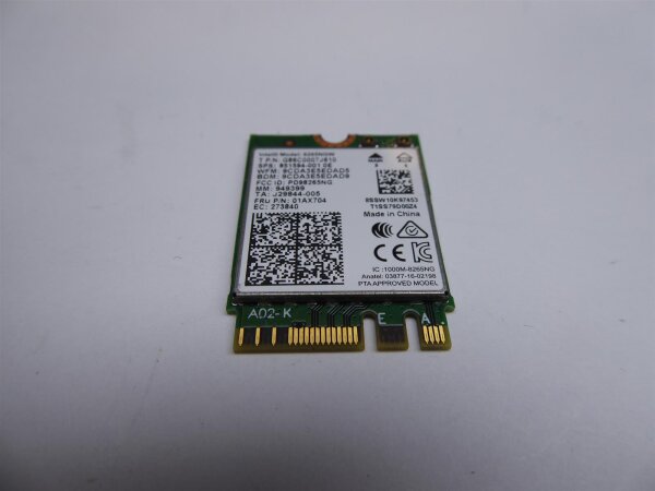 Lenovo Thinkpad T470 Intel WLAN Karte Wifi Card 01AX704 #4141