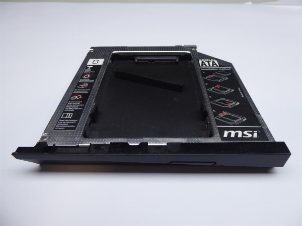 MSI GT72VR 6RD HDD Caddy Festplatten 2 Festplatte DVD Laufwerk Form #4850