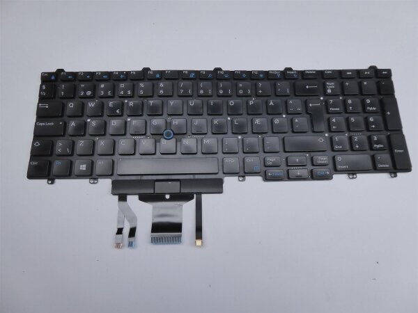 Dell Latitude E5550 ORIGINAL Keyboard QWERTY Dansk Layout 0TJRT4 #4197