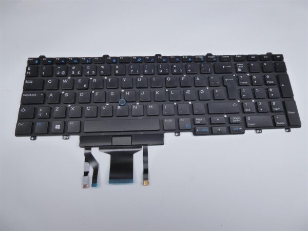 Dell Latitude 5580 ORIGINAL Keyboard Dansk Layout!! 0TJRT4 #4208