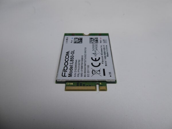 Lenovo ThinkPad T15 Gen. 1 WWAN LTE Karte Card 01AX792 #4914