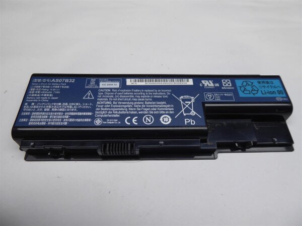 Acer Aspire 8735 Serie ORIGINAL AKKU Batterie AS07B32 #A22