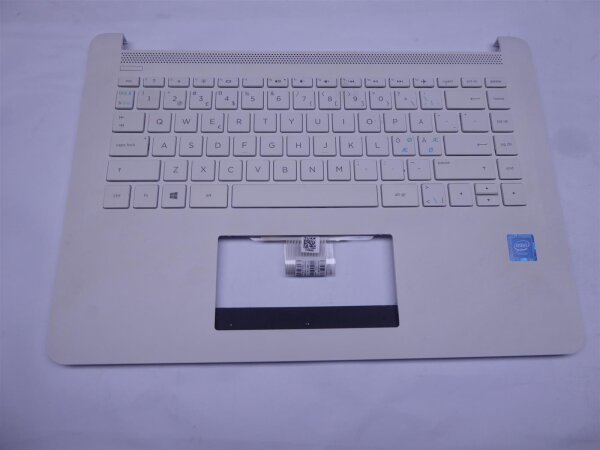 HP 14 BP Serie  Gehäuse Oberteil mit Keyboard nordic Layout 920962-DH1 #4744
