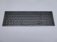 HP ZBook 15 G3 ORIGINAL QWERTZ Tastatur deutsches Layout...