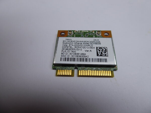 Acer Aspire E5-571 E15 WLAN Karte Wifi Card QCWB335 #4097
