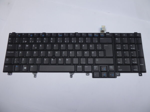 Dell Precision M4800 ORIGINAL Keyboard dansk Layout!! 05HX99 #4900